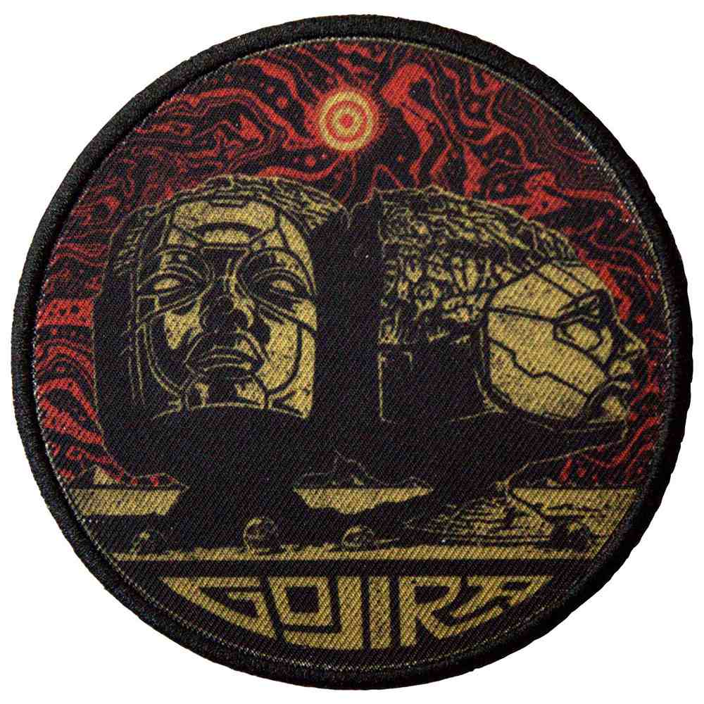 Gojira - Sculpted Heads Patch - Zwart/Multicolours